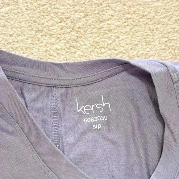 Set of 2 Kersh Tank Tops Small Purple Grey Sleeveless Tops - Picture 9 of 15